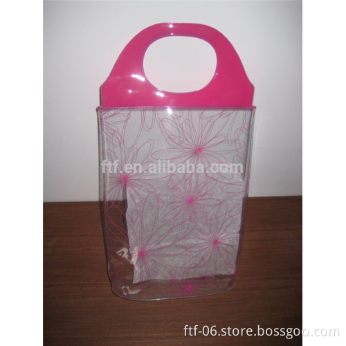 Air inflatable clear bag for gadget